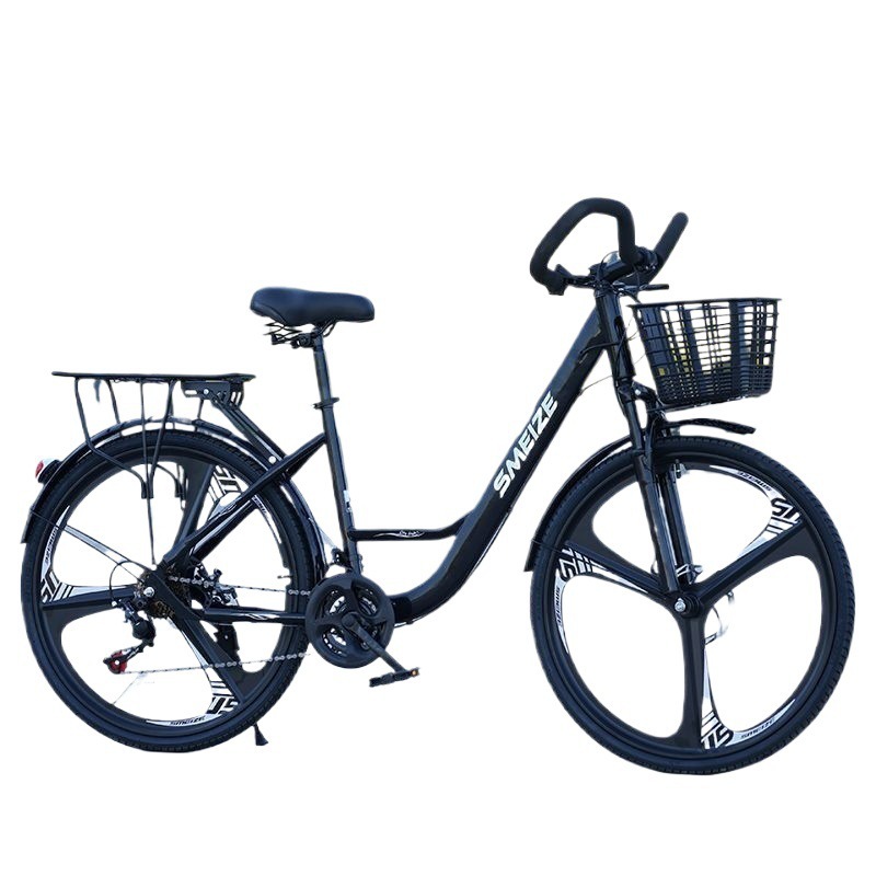 圣美泽成人长途旅行自行车变速减震蝴蝶男女26寸公路单车