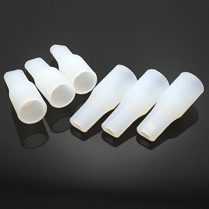 510 Flat Mouth Silicone Cigarette Flap Disposable Internal Diameter 9.2mm Cylindrical Test Cigarette Flap Cigarette Flap Cap