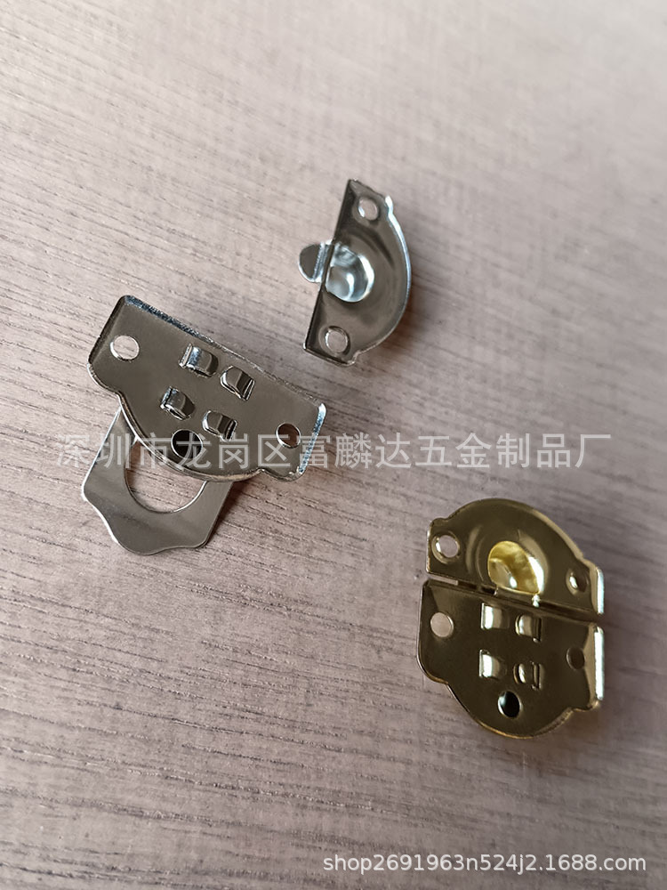Box Small LocK Wooden Box Hardware Accessories LocK Jewelry Box Tongue-free Iron Kli LocK Small BucKle