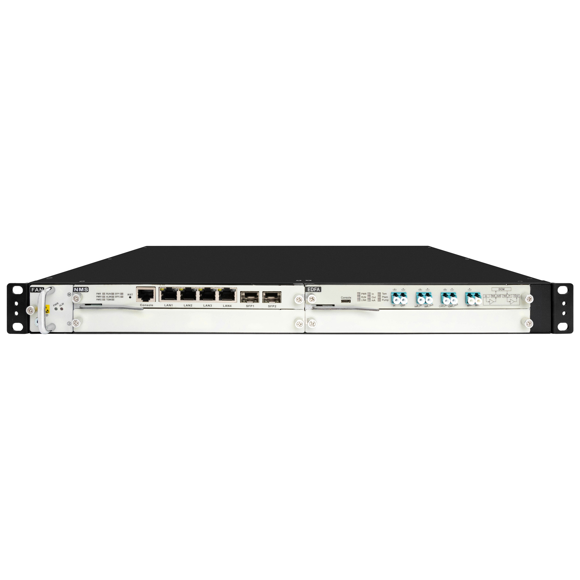 Edfa Power Amplifier Dwdm Optical Amplification C-Band Fiber Amplifier Launch End Power Boost