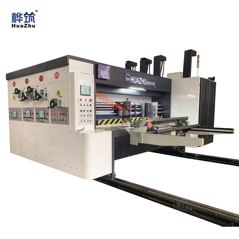 Fully Automatic Paper Box Printing Machine with Automatic Paper Feeding, Inkjet Dual-Color Slotting and Die-Cutting Machine, Multi-Station Manufacturing Machine
