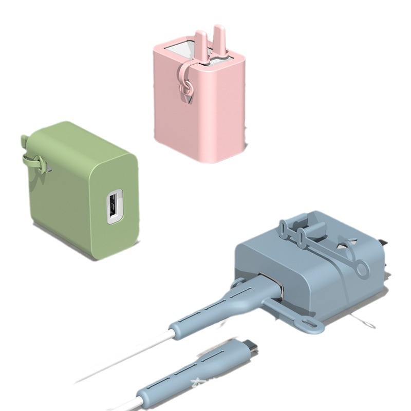 Suitable for Apple 15 20W Charger Protective Cover Fast Charging Charging Head iPhone Power Plug Protective Cover Silicone