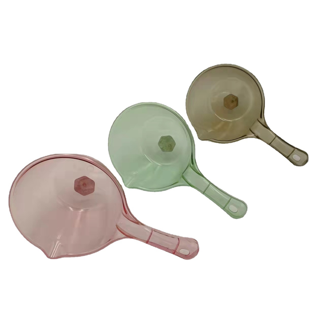 Factory supply plastic transparent water scoop can be hung water scoop thick not easy to break Crystal Scoop