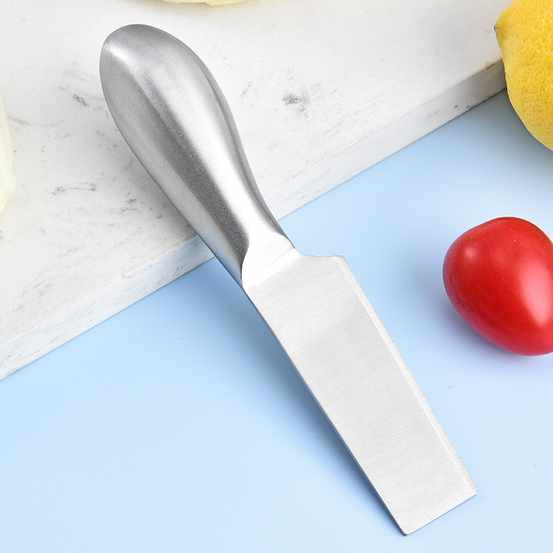 Manufacturer's Hollow Handle Cheese Knife Set, All Stainless Steel Butter Knife, Pizza Knife, Cheese Fork, Cheese Cake Knife and Fork