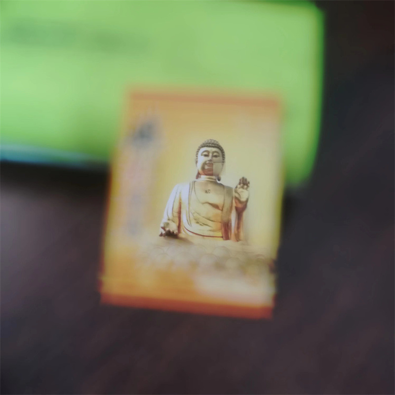 In-Stock Various Types of Openable Card Cards, Square Paper Buddha Statues, Small and Medium-Sized Cards, Can Be Used as Small Gifts or Promotional Giveaways