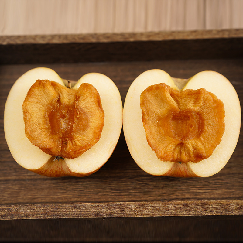 Yantai Dongrun Inverted Steamed Dried Apples, Three Steamed and Three Sun-Dried Internet Celebrity Snack Ingredient List, Only Soft and Glutinous Dried Apples