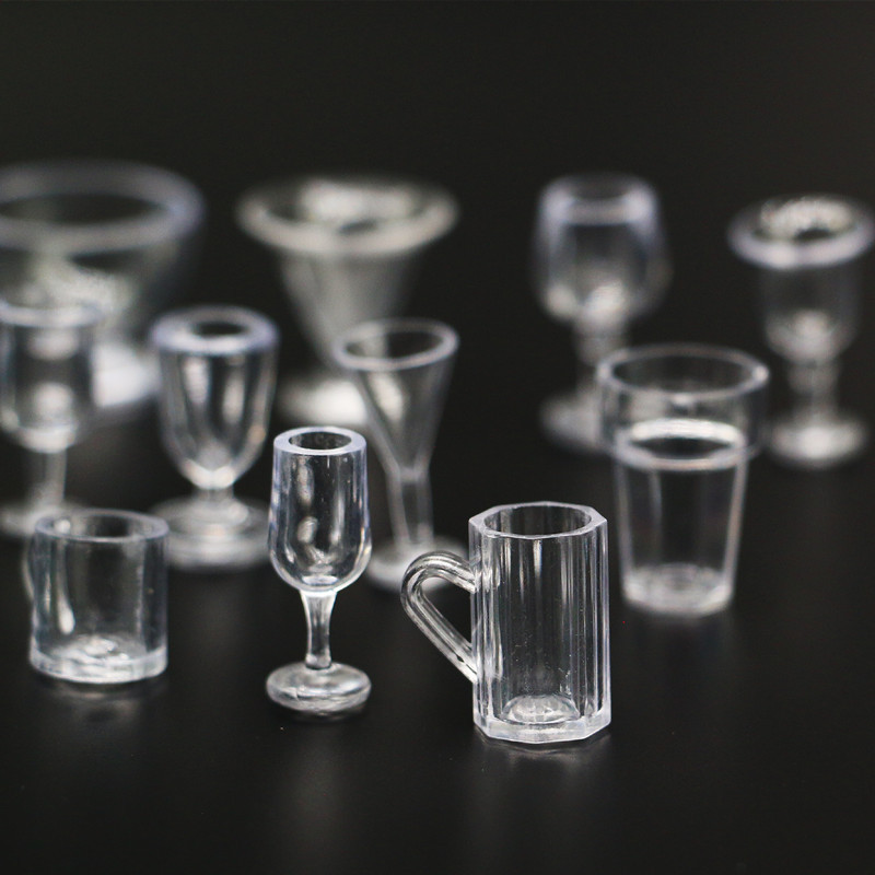 Dollhouse Dollhouse miniature food and play beer cup empty cup water cup mini model bjd life accessories