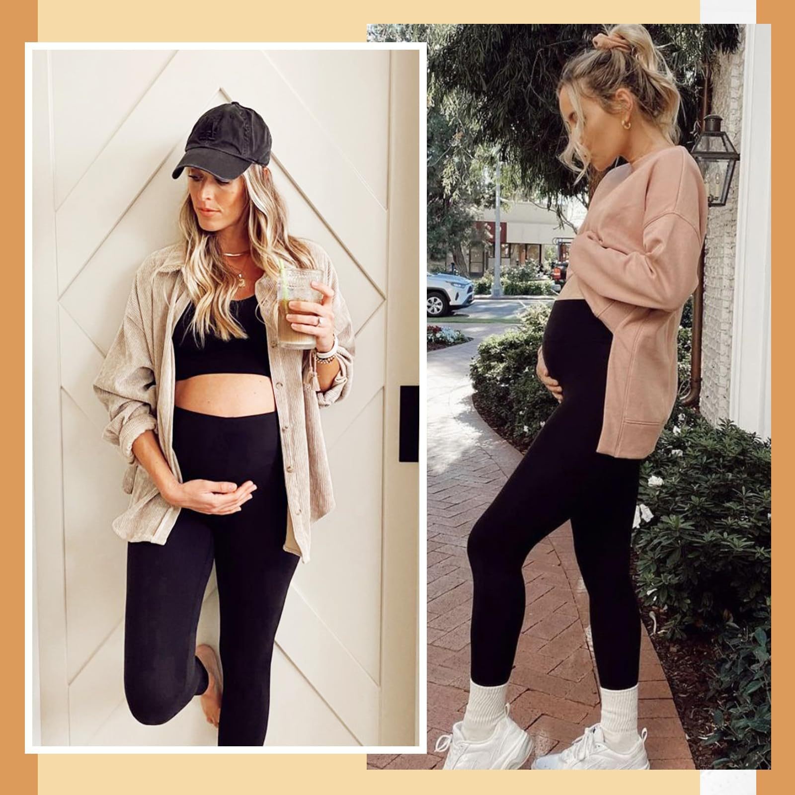 Cross-Border Hot-Selling Pregnant Women's Velvet Leggings, Thickened Autumn and Winter Outer Wear, Belly Support, Non-Stretching, Warm Maternity Wear, Warm Pants