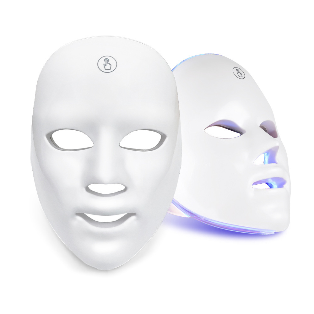 New Colorful Photon Beauty Mask Phototherapy Home Multifunctional Beauty Artifact Skin Rejuvenation Lightening Soothing Charging Instrument