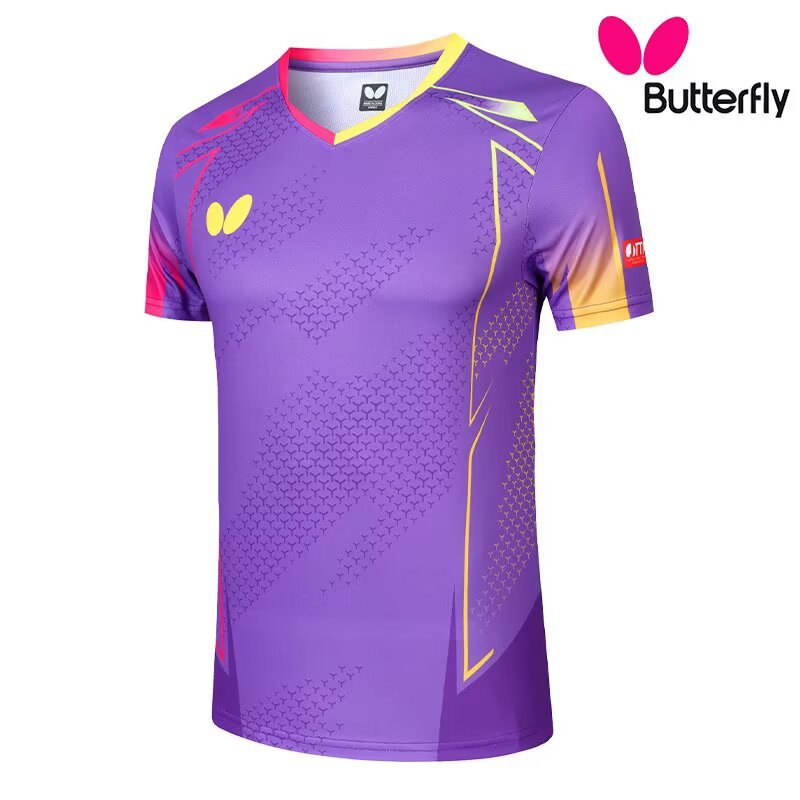 2025 new butterfly table tennis suit quick-drying breathable sports top table tennis suit female male adult children 93