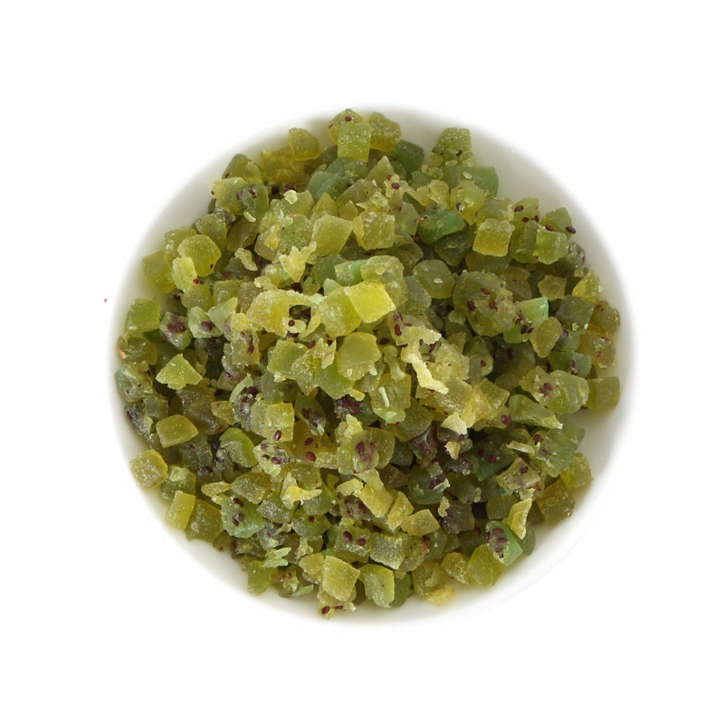 Sweet and sour kiwi fruit flavor diced kiwi fruit dried kiwi fruit baking pastry casual snack Fruit Tea raw materials