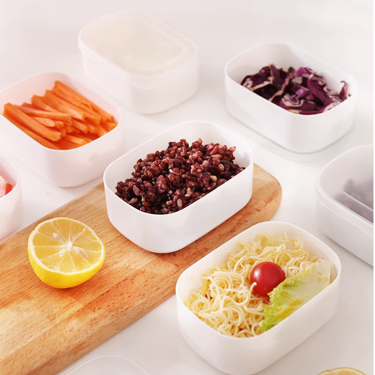 Multi-grain rice sub-packaging freezer box brown rice fat-reducing meal quantitative lunch box small lunch box refrigerator storage crisper