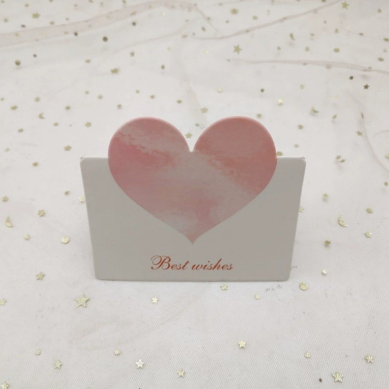 Cross-Border Supply Ins Style Small Fresh Valentine's Day Greeting Card After-Sales Card Flower Shop Teacher's Day Birthday Blessing Thank You Card