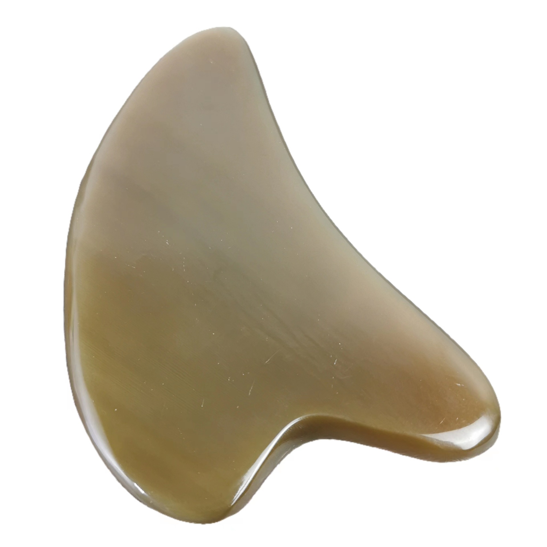 Natural Horn Scraping Board for Facial and Eye Massage, Beauty Stick, Meridian Pulling Stick, Scraping Tube, Triangular Board, Handicrafts Wholesale