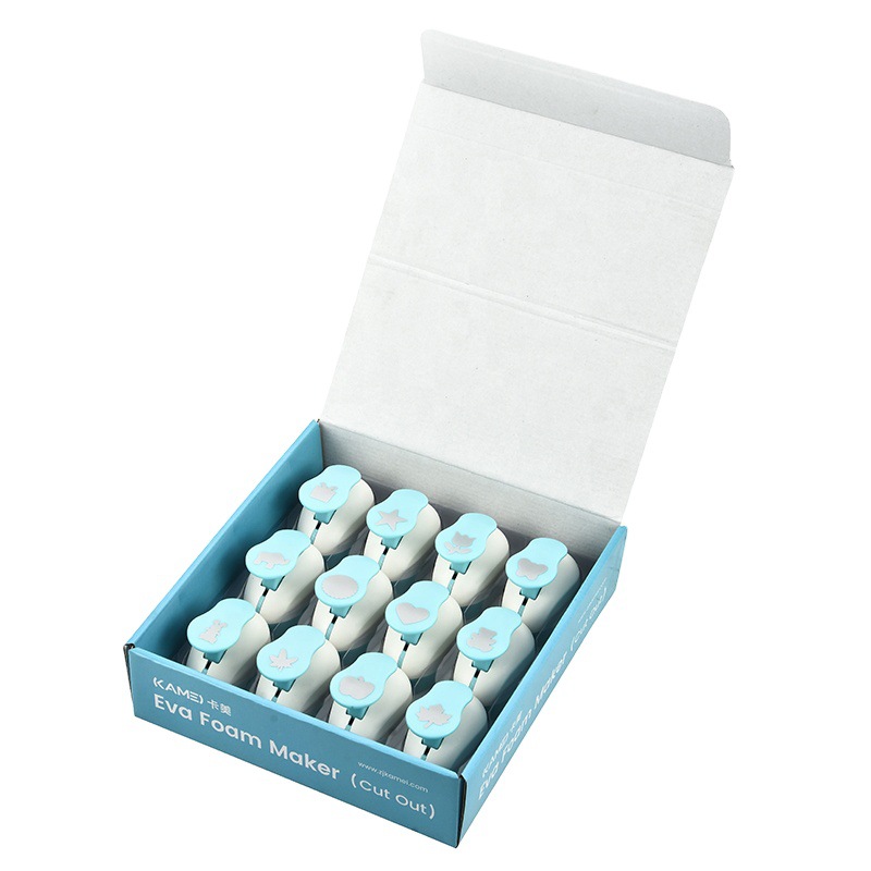 Kamei Children's Paper Cutting Embossing Scissors Set DIY Combination Pattern Embossing Machine Wholesale