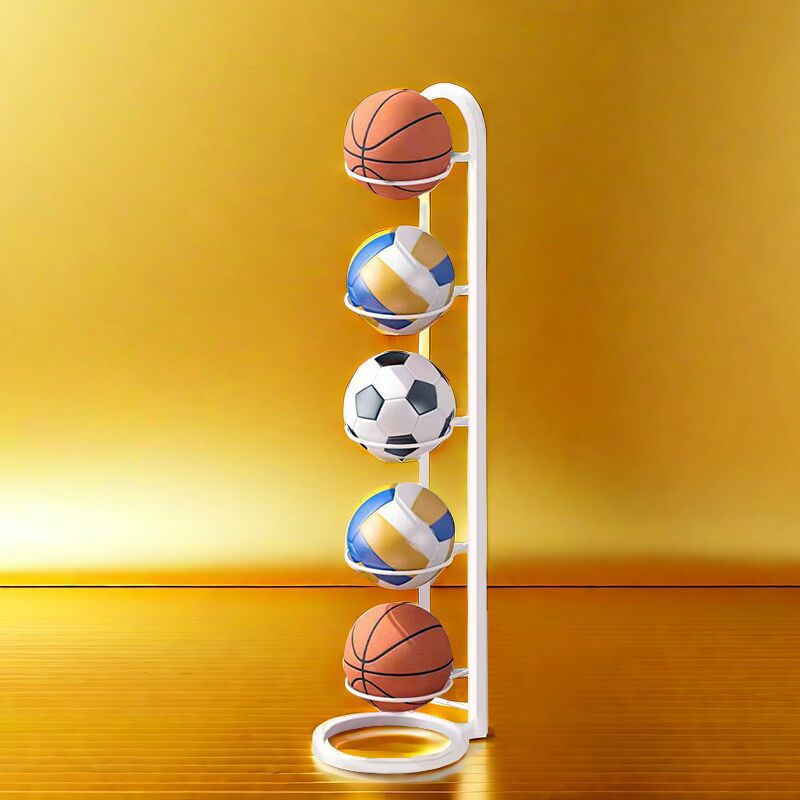 [Manufacturer] Iron Basketball Stand Five Layers 5 Layers 4 Layers 4 Layers 3 Layers 3 Layers Basketball Storage Rack Storage Rack
