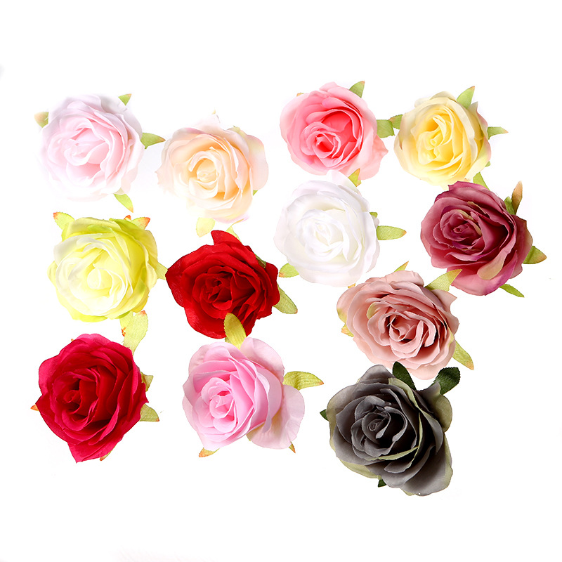 New Product: Artificial Rose Flower Heads, Silk Flowers, Fake Flowers, Artificial Flower Heads for Diy, Handmade Wreath Materials, Antique Style F1 Flower Heads