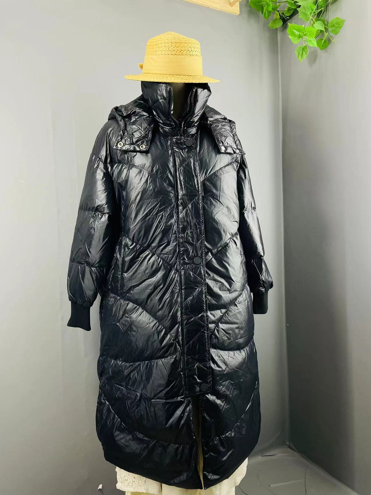 Special Offer 2025 Spring New Women's Turtleneck Loose down Jacket Versatile Export Style Thick Long-Sleeved White Duck down Coat