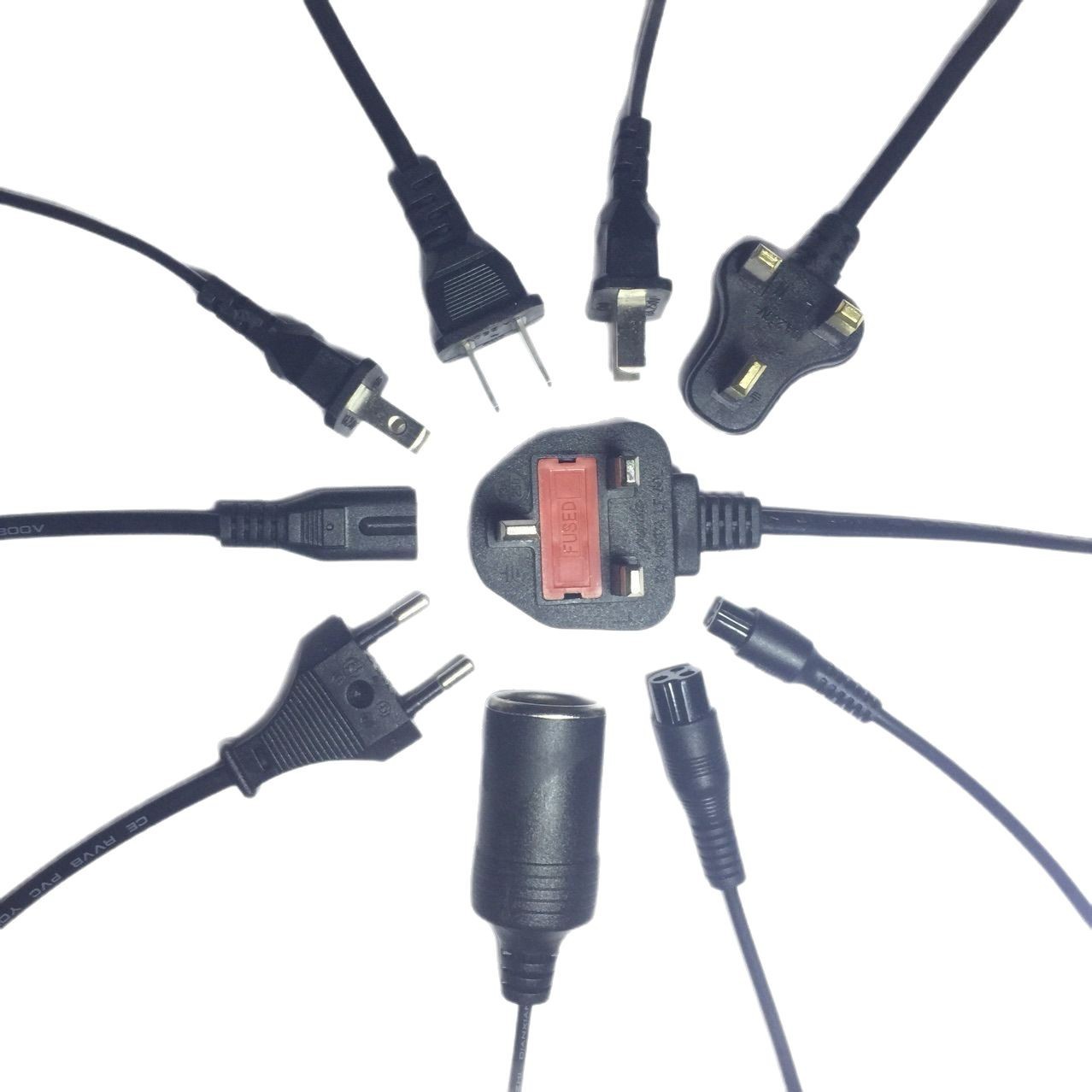 Manufacturer's Self-Sale Special Offer First-Class Pure Copper Power Adapter Cable Ready Supply Round Flat Dc Ac Multi-Specification Direct Sale