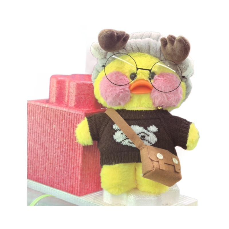 {Only Baby Clothes}25Cm Hyaluronic Acid Duck Doll Clothing Plush Toy Clothes Little Yellow Duck Girls and Kidsren Gifts