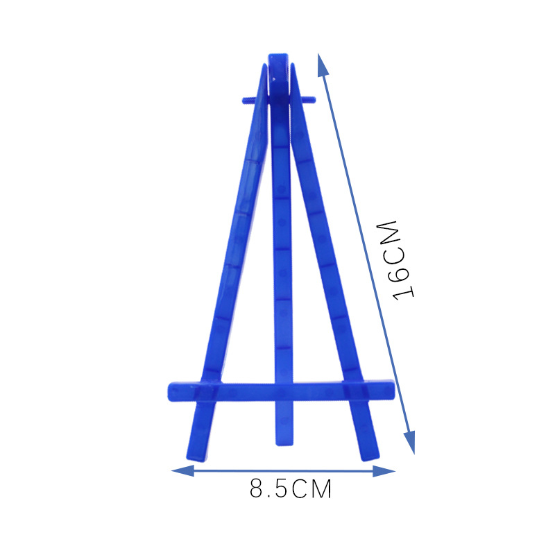 Directly Supplied from the Manufacturer, Environmentally Friendly Pp Plastic Painting Easel, Mini Mobile Phone Holder, Painting Work Triangle Display Stand