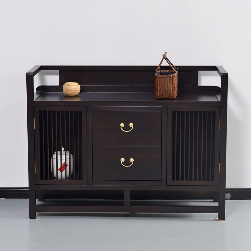 Новый китайский стиль, тумба из массива дерева, кухонный шкаф, стенд для чая, настольный шкаф