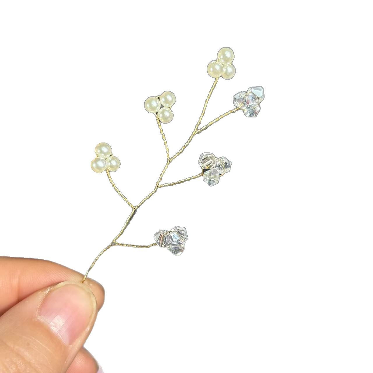 Ancient Style Headdress, Flower Branches, Branches and Leaves, DIY Gypsophila, Pearls, Bridal Jewelry, Fan, Corsage, Hairpin Material, Handmade