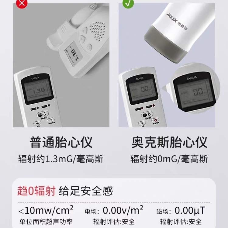 Oaks Fetal Heart Rate Monitor Monitor Pregnant Women Home Doppler Listening Fetal Fetal Movement Detection Instrument