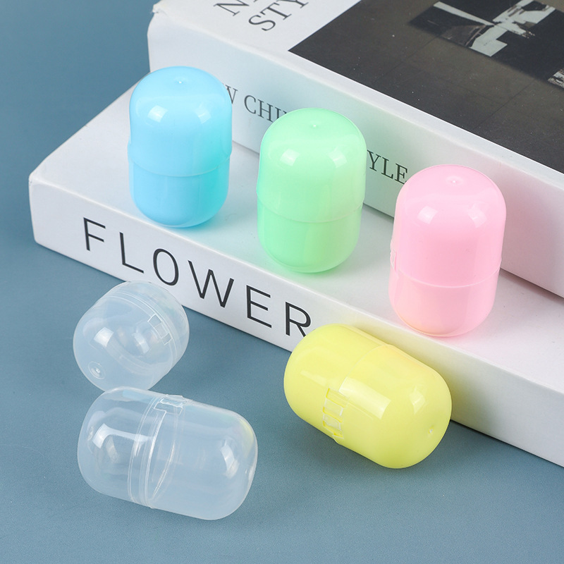 32x 47 мм соединённая капсула, закрученная яичная скорлупа, овальная прозрачная закрученная яичная шарик, оптовая продажа