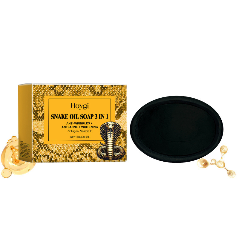 [Delivery Within 48 Hours] Hoygi Snake Oil Cleansing Soap Gently Cleanses Facial Skin, Making It Soft, Smooth and Refreshing