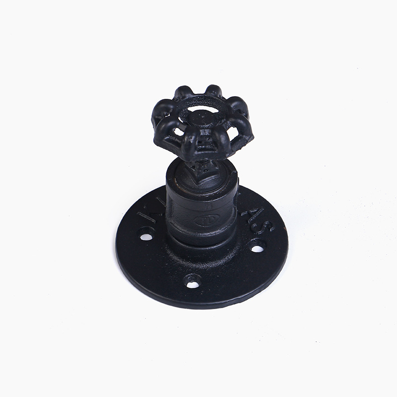 Iron Industrial Style Door Handle Retro Wall Cabinet Door Small Handle Simple Black Wall Decoration Hook Wholesale