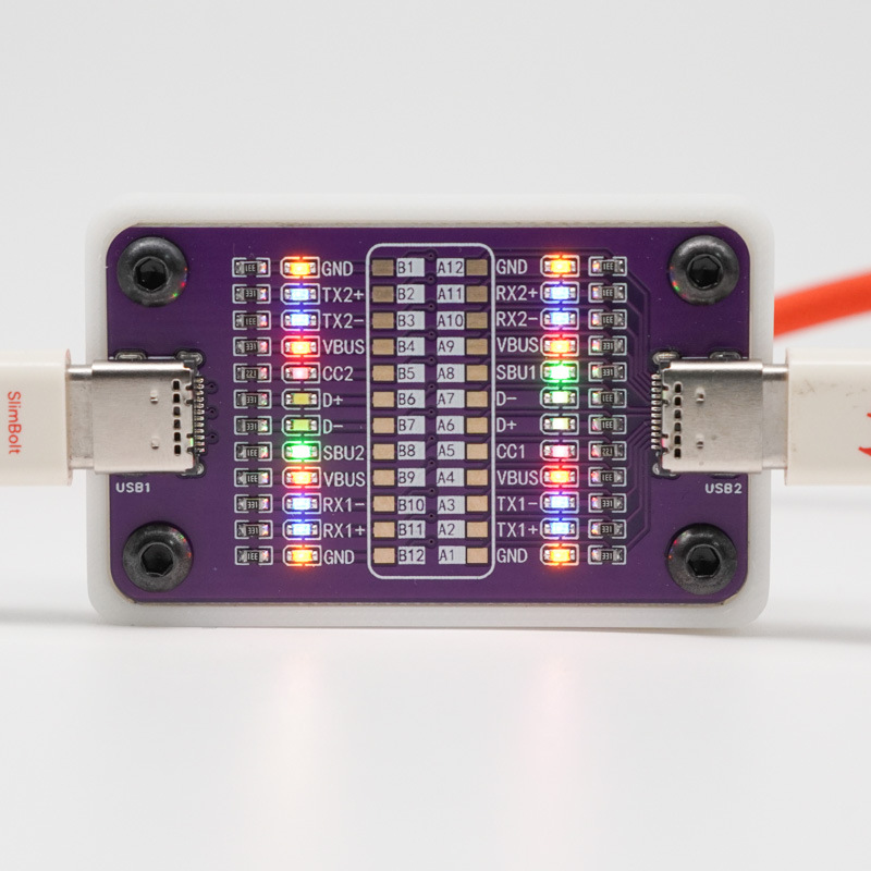 Power-Z Double-Ended Type-C Fast Charging Cable Material Detection Board Is Suitable for Apple and Android Mobile Phone Cable Testing
