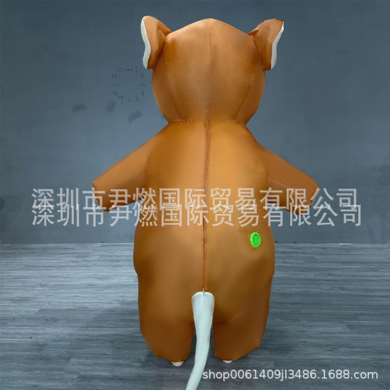 Halloween Amazon Cross Border Costume Play Mouse Inflatable Suit Stage Performance Costume Cute Mouse Inflatable Suit