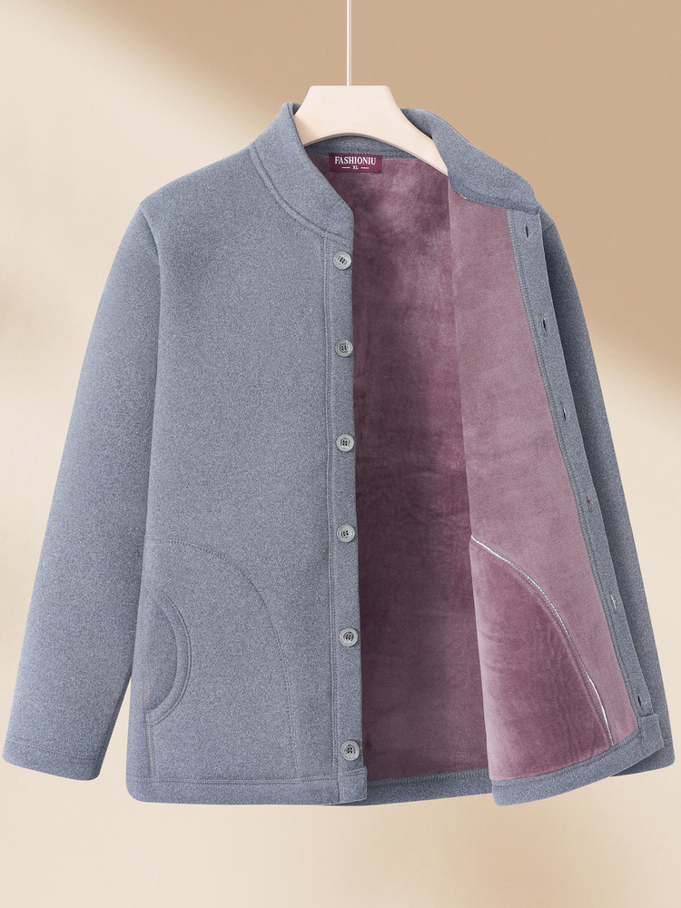 Зимняя верхняя одежда для папы, бархатные кардиганы для мужчин среднего и пожилого возраста, зимние топы для дедушек, модная и повседневная одежда