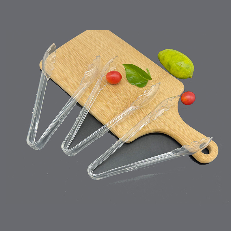 Прозрачные акриловые зажимы для еды, многофункциональные зажимы для хлеба, зажимы для острого торта, зажимы для выпечки, зажимы для шведского стола