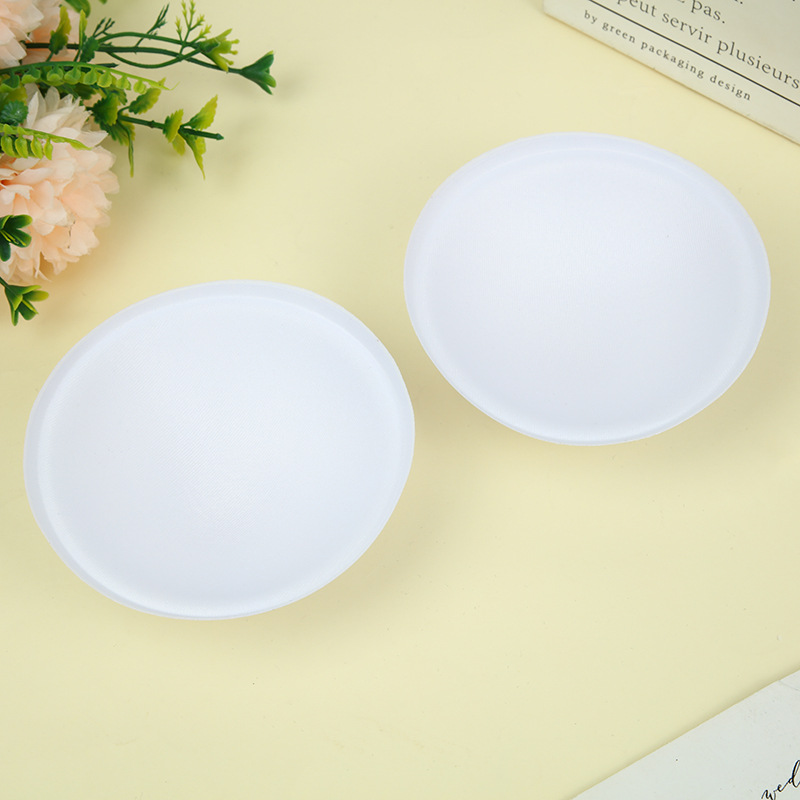 Factory direct supply sponge round cup bra pad chest pad insert underwear Cup sponge pad replacement lining hard Cotton