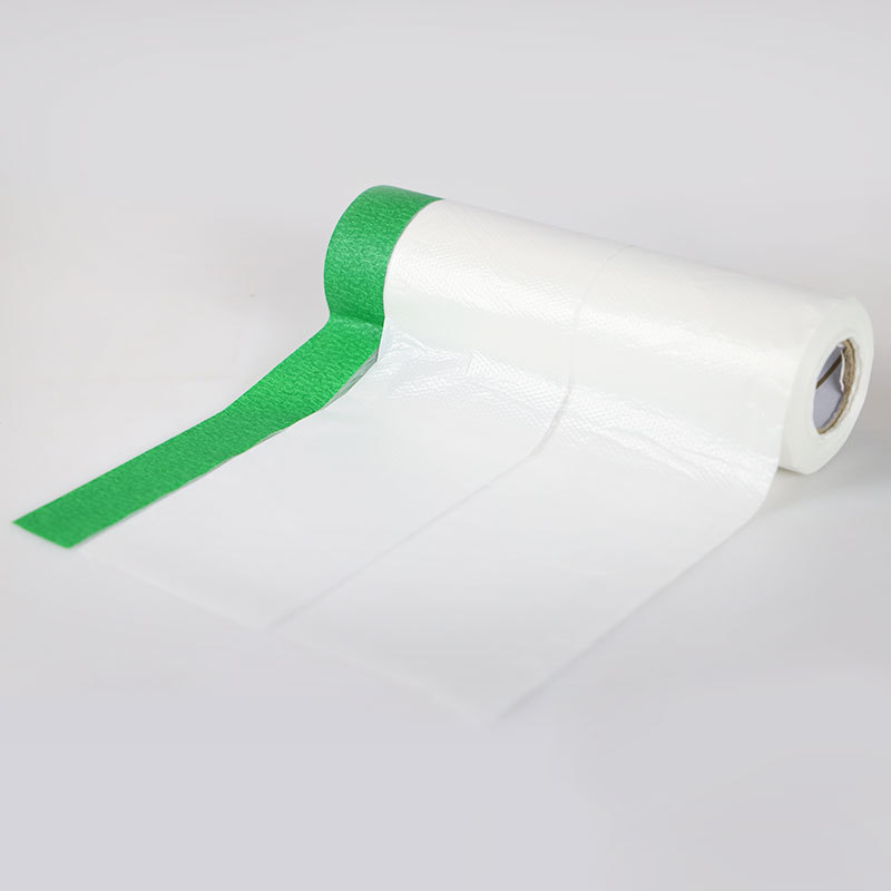 Exterior wall Stone paint paint paint protective film masking film diatom mud masking paper and paper spraying protective widened