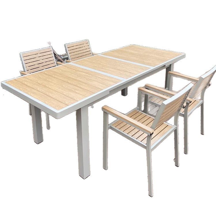 Nordic Outdoor Balcony Dining Table and Chairs Villa Courtyard Sun Room Hotel Garden Outdoor Leisure Rope Rattan Chair Furniture