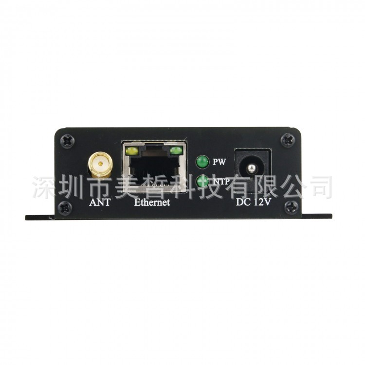 Desktop network time server 1 100 megabyte network port single DC power supply for GPS Beidou time service and time calibration