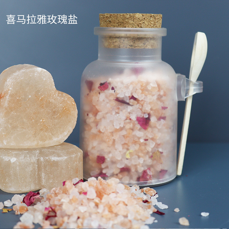 Himalayan rose salt sand wholesale hot compress red salt watercolor salt pink salt foot bath salt sand hot spring bath salt sand
