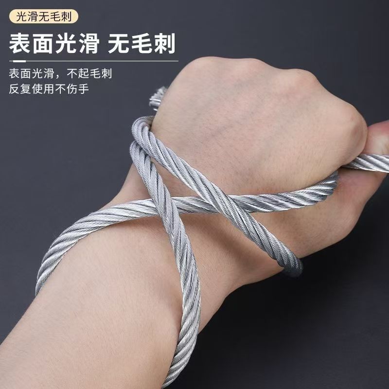 Galvanized Steel Wire Rope, Binding Wire Rope, Lifting Wire Rope, Factory Direct Sales, 6mm 8mm 20mm Steel Wire Rope