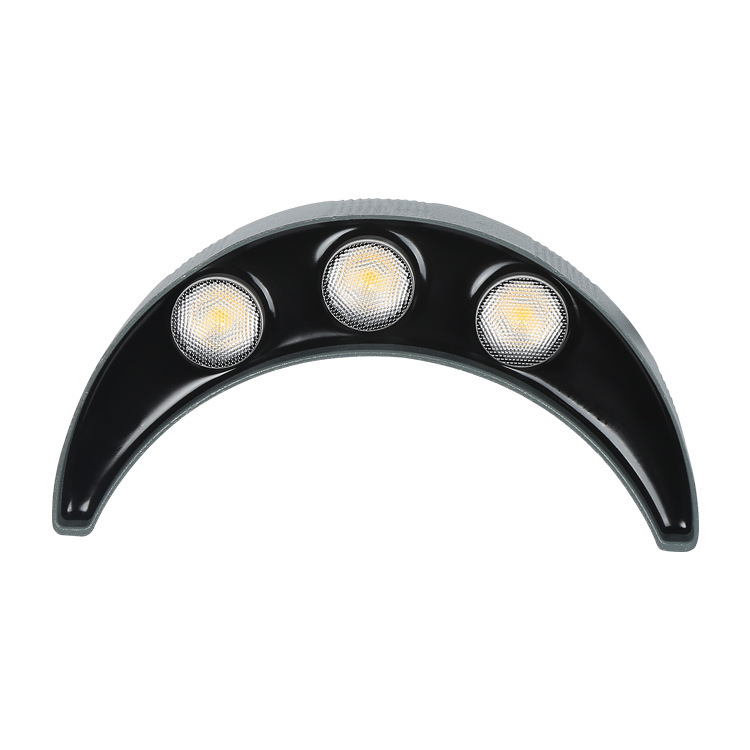 Source Factory Outdoor Rainproof Ancient Building Tile Surface 3W Moon Led Arc Lamp Lighting Project Led Corrugated Lamp