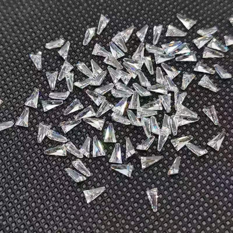 Трапециевидный камень, материал Tb Guitai, 5Aspg, циркон, кубический цирконий, необработанный камень