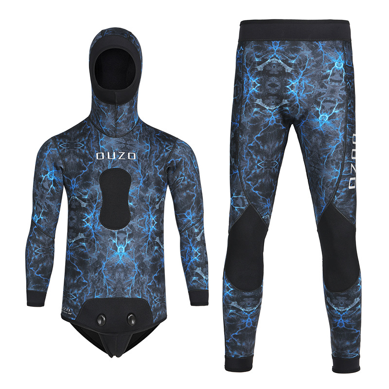 3mm Fishing Suit Wetsuit Cold-Proof Warm Split Swimsuit Surf Suit Free Diving Fishing Suit Manufacturer Wholesale