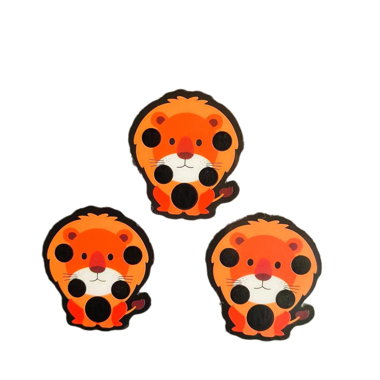 Factory wholesale baby cartoon animal forehead temperature paste temperature paste LCD temperature change forehead thermometer