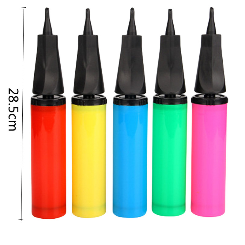 Balloon Hand Push Pump Portable Macaron Color Hand Push Pump Inflation Pump Balloon Inflation Tool