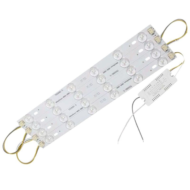 Full Spectrum Lossless Led Ceiling Light Source Home Modification Light Strip Led Wick Two-Color Lens Light Source Module