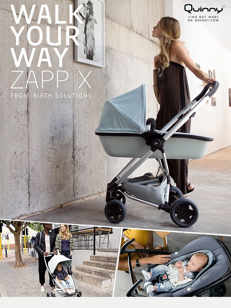 Dutch Quinny Zapp Flex Portable Travel Umbrella Tricycle Two-way Lying Sitting Newborn Stroller