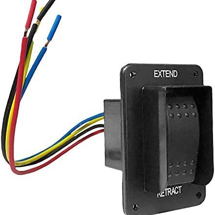 387874 Power Stabilizer Switch Rv 0kg Top Switch with 12V Extension Retractable Stabilizer for Vehicle Use