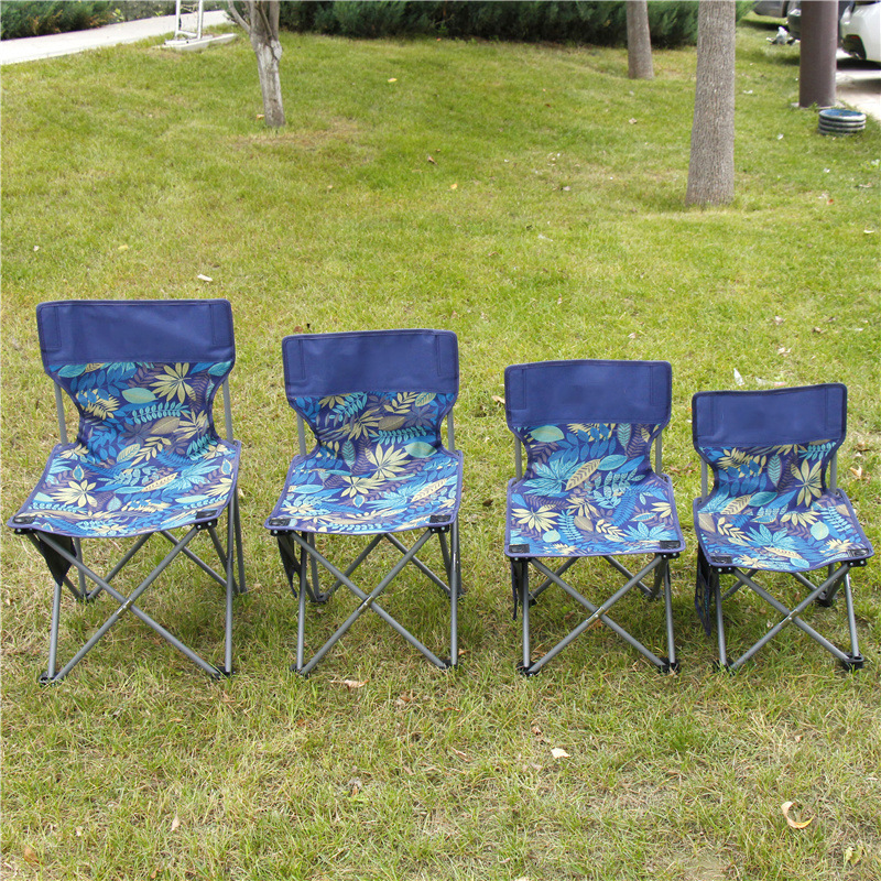 Outdoor folding chair folding stool portable fishing chair art sketch stool folding wholesale spring outing chair printable logo